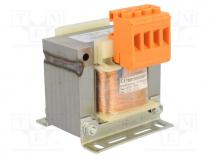 Transformer  mains, 50VA, 400VAC, 230V, Leads  terminal block, IP00