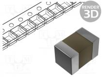 Capacitor  ceramic, MLCC, 47pF, 100V, C0G, 5%, SMD, 0805