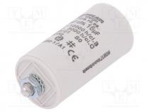 Capacitor  motors, run, 16uF, 425VAC, Ø36x70mm, -25....85C, 5%
