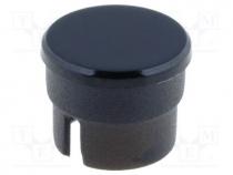 Cap, polyamide, black, 10mm, -20....70C, Works with  G10