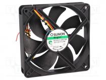 Fan  DC, axial, 12VDC, 120x120x25mm, 183.83m3/h, 44.5dBA, Vapo