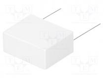 Capacitor  polypropylene, X2, 2.2uF, 27.5mm, 10%, 31.5x24.5x15mm