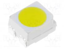 LED, SMD, 3528,PLCC4, white cold, 3000÷4000mcd, 120, 50mA, 3÷3.8V