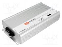 Power supply  switched-mode, modular, 600W, 48VDC, 6.2÷12.5A, 96%