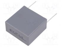 Capacitor  polypropylene, X1, 2.2uF, 440VAC, 10%, THT, -40÷110C