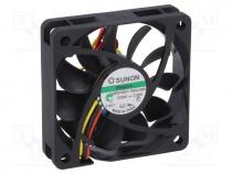 Fan  DC, axial, 24VDC, 60x60x15mm, 44.85m3/h, 34.2dBA, Vapo, 4700rpm