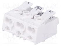 Splice terminal  installation, ways  3, 0.5....2.5mm2, 450V, 24A