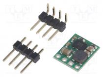 Converter  step down, Uout  5V, Uin  5.1....36V, 500mA, 80....93%, 13x10mm
