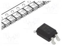 Optocoupler, SMD, Channels  1, Out  transistor, Uinsul  5kV, Uce  35V