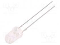LED, UV, 15, 20mA, 370-380nm, THT, 3....3.8VDC
