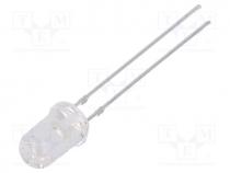 LED, UV, 15, 20mA, 360-370nm, THT, 3....3.8VDC