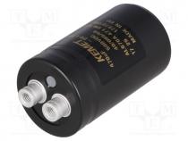 Capacitor  electrolytic, 470uF, 500VDC, Ø36x62mm, Pitch  12.8mm