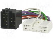 Connector, radio,ISO, Mazda, PIN  24