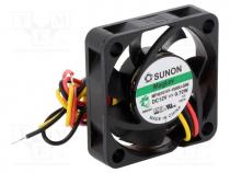 Fan  DC, axial, 12VDC, 40x40x10mm, 13.52m3/h, 27.3dBA, Vapo, 7000rpm