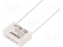 Capacitor  paper, Y1, 1.5nF, 500VAC, 15mm, 20%, THT, Series  P295