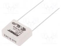Capacitor  paper, Y1, 3.3nF, 500VAC, 15mm, 20%, THT, Series  P295