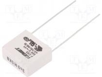 Capacitor  paper, Y1, 3.9nF, 500VAC, 15mm, 20%, THT, Series  P295
