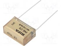 Capacitor  paper, X1, 47nF, 440VAC, Pitch  20.3mm, 20%, THT, 1000VDC