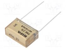 Capacitor  paper, X1, 47nF, 440VAC, Pitch  20.3mm, 20%, THT, 1000VDC