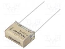 Capacitor  paper, X2, 250nF, 125VAC, 15.2mm, 20%, THT, 250VDC