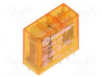 Relay  electromagnetic, DPDT, Ucoil  12VAC, 8A/250VAC, 8A/30VDC