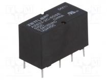 Relay  electromagnetic, DPDT, Ucoil  5VDC, 0.5A/120VAC, 1A/24VDC