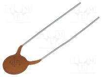 Capacitor  ceramic, 10nF, 500V, Y5V, -20....80%, THT, 7.5mm
