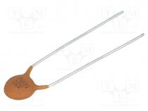 Capacitor  ceramic, 3.3nF, 500V, Y5U, -56....20%, THT, 7mm