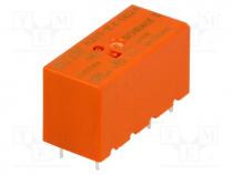 Relay  electromagnetic, SPDT, Ucoil  24VDC, 12A/250VAC, 12A/24VDC