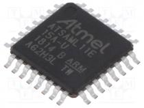 IC  ARM microcontroller, SRAM  8kB, Flash  32kB, TQFP32, Cores  1