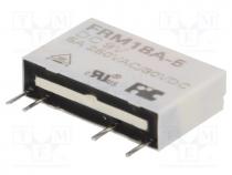 Relay  electromagnetic, SPST-NO, Ucoil  9VDC, 5A/250VAC, 5A/30VDC