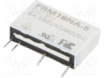 Relay  electromagnetic, SPST-NO, Ucoil  5VDC, 5A/250VAC, 5A/30VDC