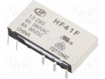 Relay  electromagnetic, SPDT, Ucoil  12VDC, 6A/250VAC, 6A/30VDC, 6A