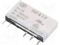 Relay  electromagnetic, SPDT, Ucoil  24VDC, 6A/250VAC, 6A/30VDC, 6A