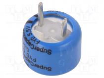 Supercapacitor, THT, 0.047F, 5.5VDC, -20....80%, Pitch  5.08mm, 220