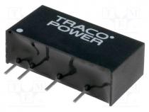 Converter  DC/DC, 1W, Uin  4.5÷5.5V, Uout  12VDC, Uout2  -12VDC, SIP