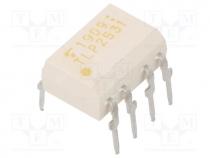 Optocoupler, THT, Channels  2, Out  open collector, 2.5kV, 1Mbps