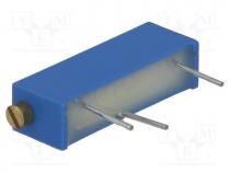 Potentiometer  mounting, multiturn, 200, 750mW, 10%, linear