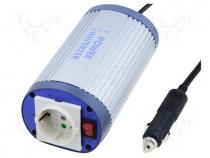 Converter  automotive DC/AC, 150W, Uout  230VAC, 10....15VDC, 78%