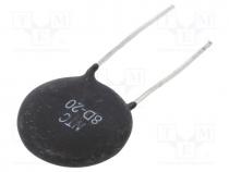 NTC thermistor, 8, 21.5mm, -55....200C, THT