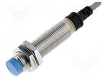 Sensor  inductive, Output conf  NPN / NO, 0....8mm, 10....30VDC, M12
