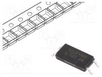 Optocoupler, SMD, Channels  1, Out  Darlington, Uinsul  5kV, Uce  35V