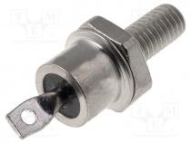 Diode  stud rectifying, 1.2kV, 1.5V, 20A, anode to stud, DO4, M5