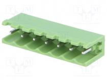 Pluggable terminal block, Contacts ph  5.08mm, ways  7, straight