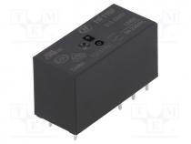 Relay  electromagnetic, DPDT, Ucoil  12VDC, 8A/250VAC, 8A/24VDC, 8A