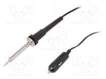 Soldering iron  with htg elem, 30W, 12V