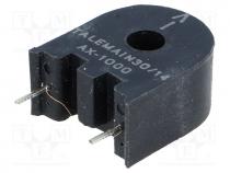 Current transformer, AX, Iin  10A, 100, -40....120C, Trans  1000  1