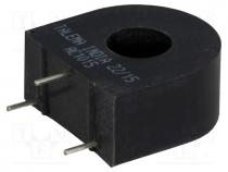 Current transformer, AC, Iin  15A, 100, 23mVA, C  15.24mm, D  7.62mm