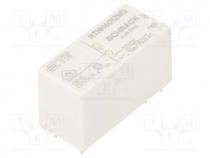 Relay  electromagnetic, SPST-NO, Ucoil  12VDC, 16A/250VAC, 16A