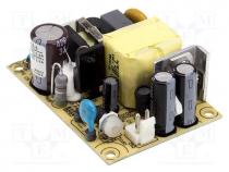 Power supply  switched-mode, open, 15W, 120....370VDC, 85....264VAC